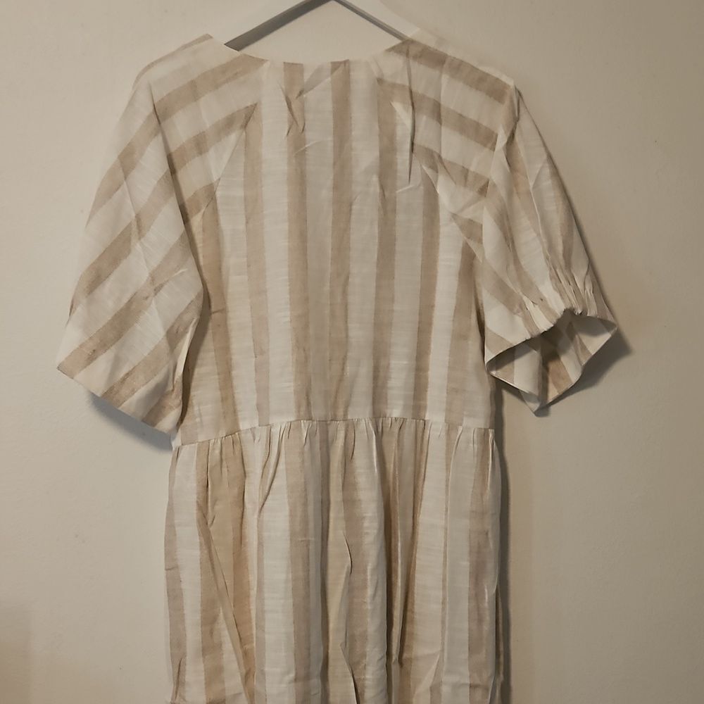 HARSHMAN LINEN LUNA DRESS SIZE L - Picture 7 of 8
